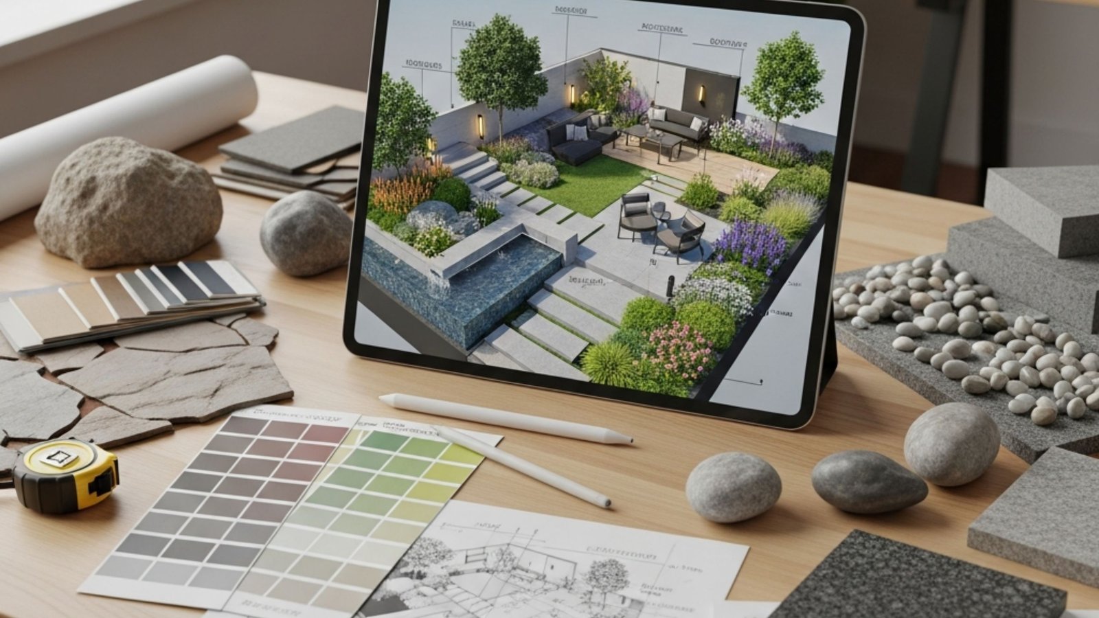 landscaping design rendering