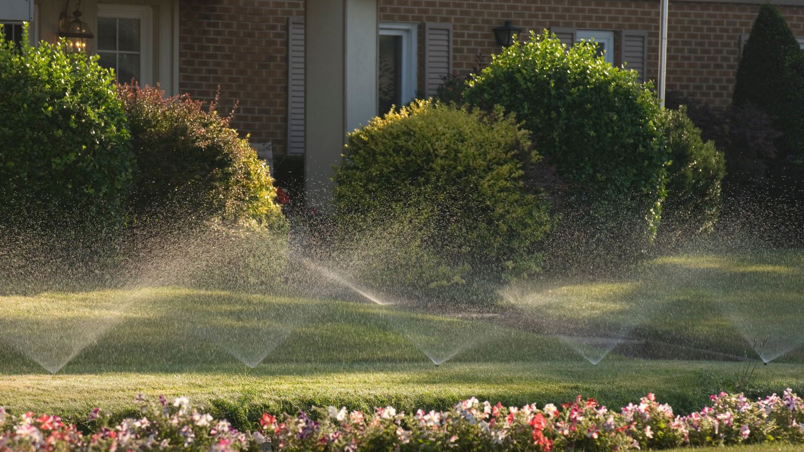 Sprinklers and Flowers
