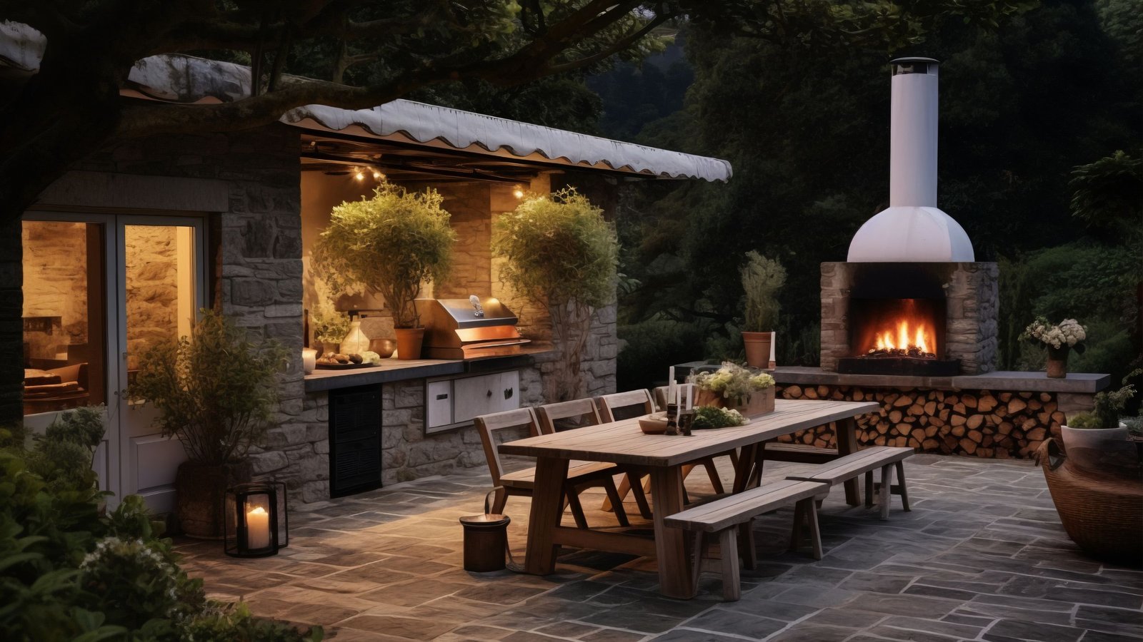 high-end outdoor kitchen for you residential home