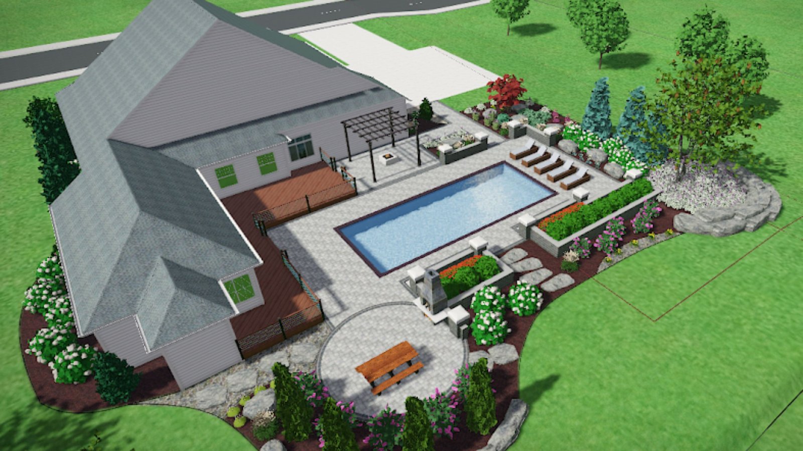 landscaping design by robinson landscape solution