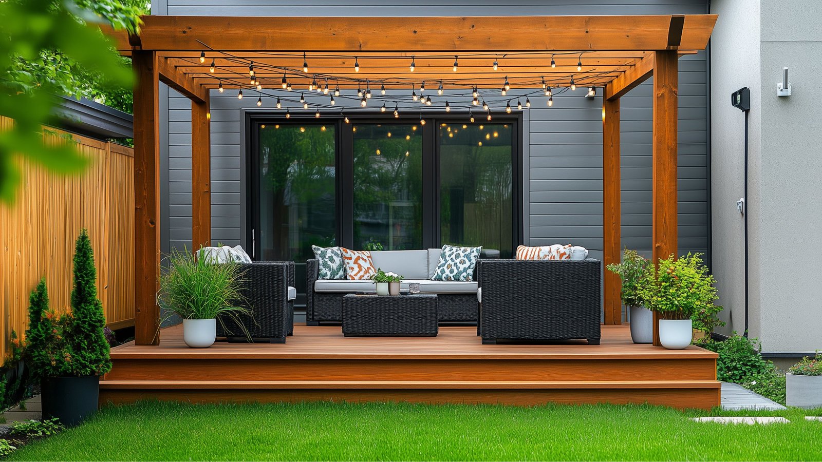 outdoor patio in a residential property