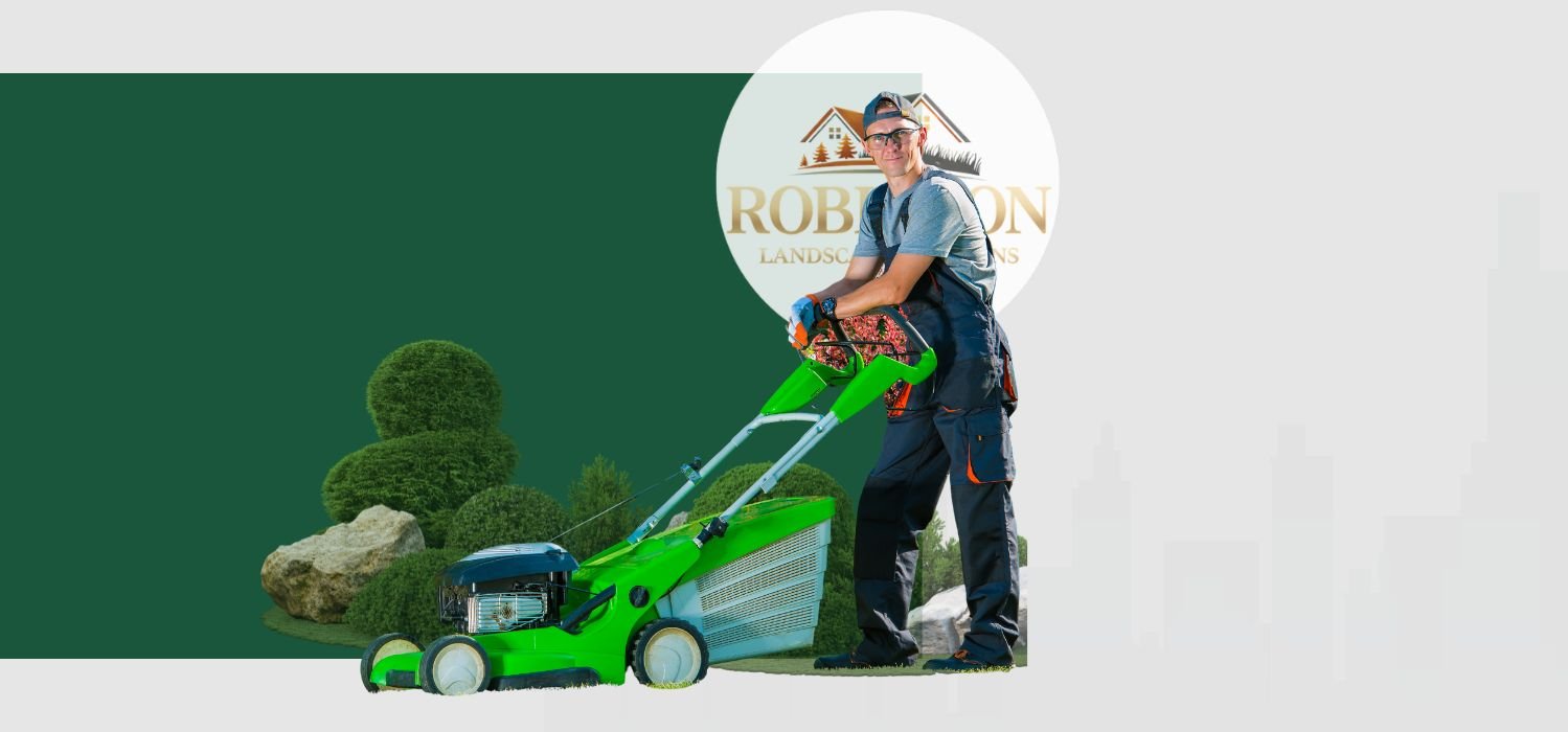 robinson landscaping banner